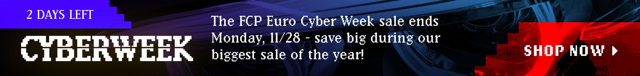 Banner 2 days left cyberweek 2022