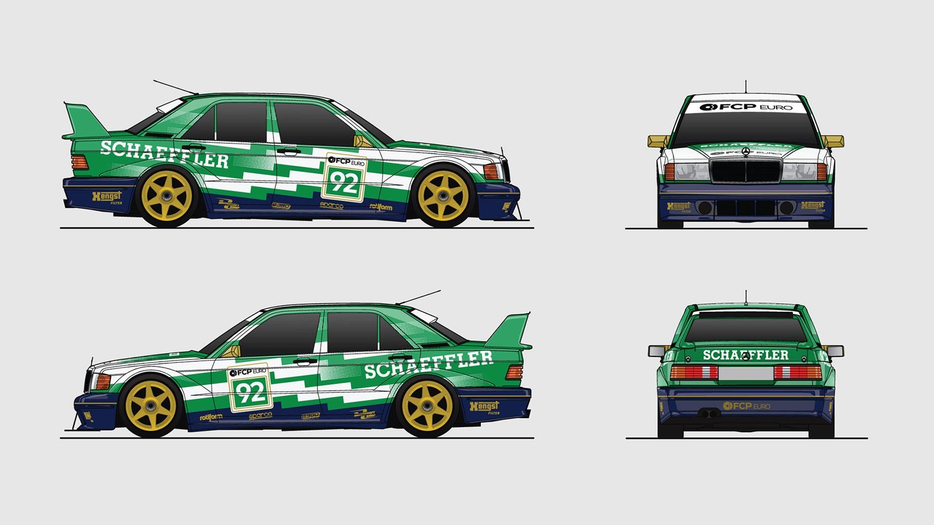 Reimagining The 'Golden Era' Of DTM Racing: Mercedes 190E 2.0-16 Build Thread